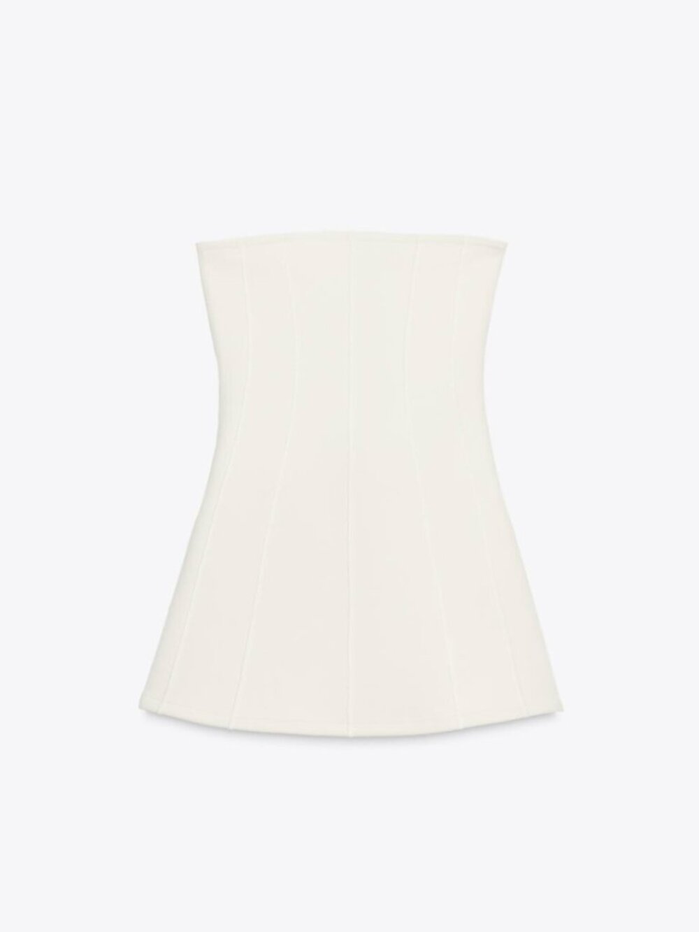 ✨ Zara Structured Bandeau Mini Dress – Size L – NWT - Picture 7 of 15